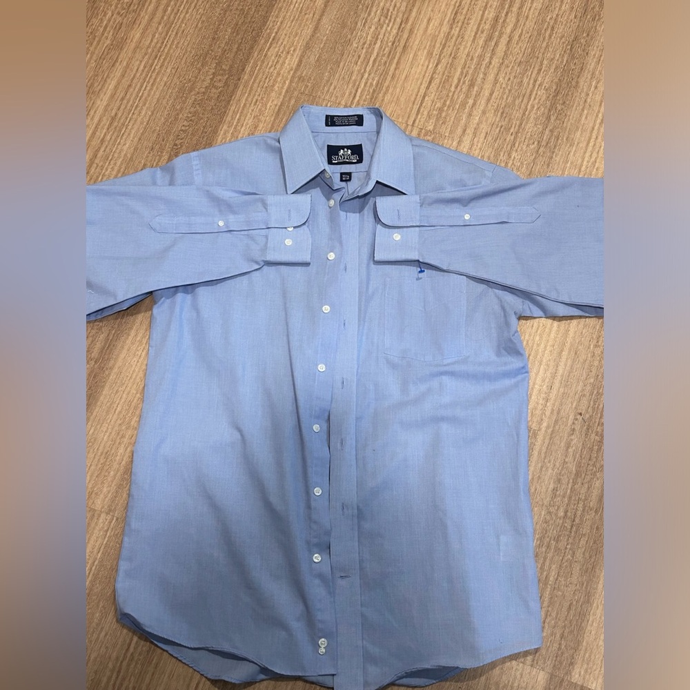 Stafford Light Blue Dress Shirt